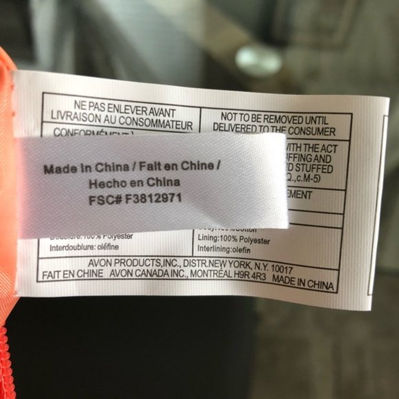 Avon Crossbody Bag Coral Orange New without Tag - Picture 6 of 9